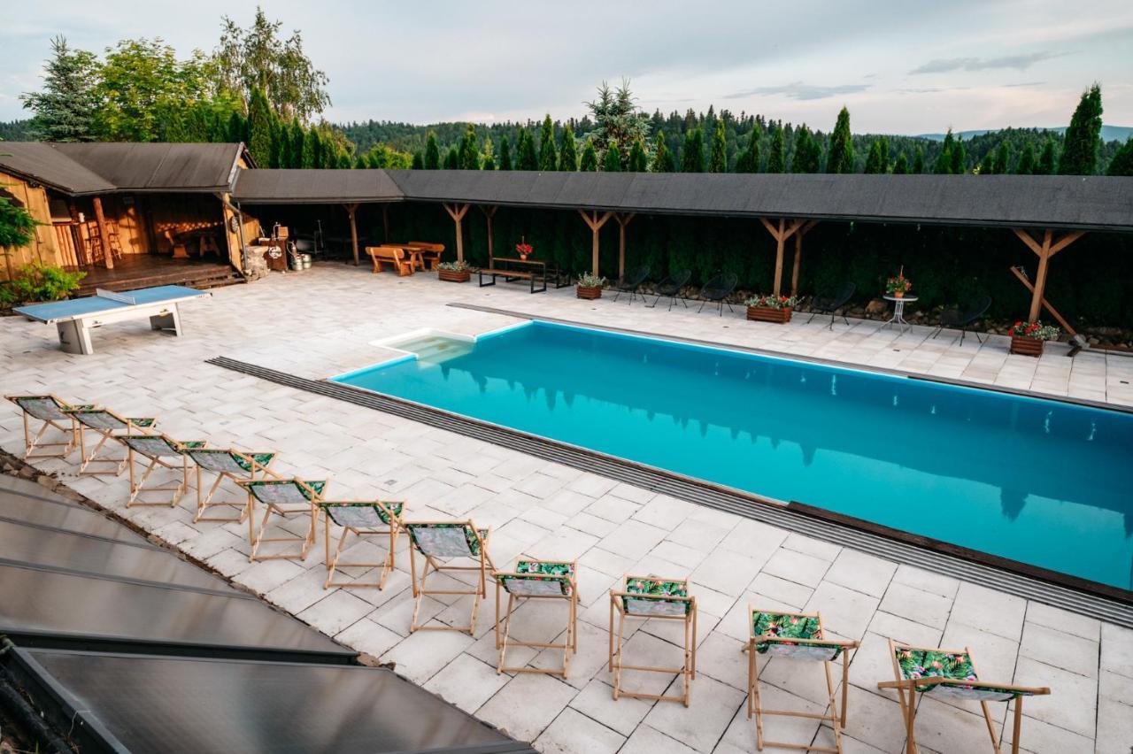 Bieszczadzka Bania Villa Леско Екстериор снимка